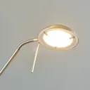 LED uplighter Yveta with a reading lamp