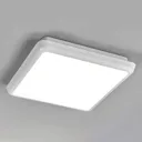 Square LED ceiling lamp Augustin, 25 cm