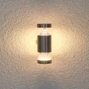 2-bulb LED outdoor wall lamp Lanea