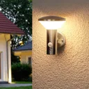 Motion detector wall light Tiga for outdoors, LED