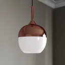 Copper-coloured Deda pendant lamp