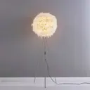 Pauline - tripod floor lamp with feather décor
