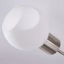 Ciala LED ceiling light, 3-bulb, nickel