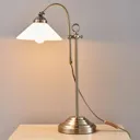 Classic table lamp Otis in antique brass