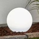 Solar sphere Lago with LED and earth spike