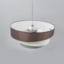 Meila three-layered hanging light, brown and grey