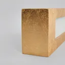 Angular plaster wall light Emina in gold