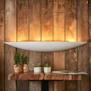 Large plaster wall lamp Tommi in white