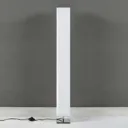 White fabric floor lamp Janno