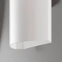 White glass wall lamp Ophelia
