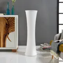 Fabric floor lamp Liana with a concave shape