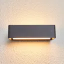 Logan - simple LED wall lamp for outdoors, IP65