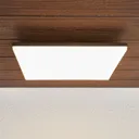 Square LED ceiling light Henni for outdoors