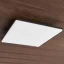 Square LED ceiling light Henni for outdoors