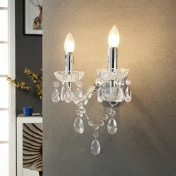 Merida - elegant wall lamp, 2-bulb
