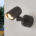 LED outdoor spotlight Beatrix in dark grey