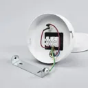 White LED wall lamp Milow with switch