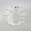 Rimon floral ceiling light in white