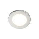 Joki LED downlight silver 3,000 K round 11.5 cm