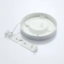 Marlo LED ceiling lamp silver 3000 K round 25.2 cm