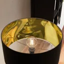 Black and gold floor lamp Benik in a tripod look