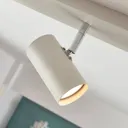 Three-bulb LED ceiling lamp Iluk in white
