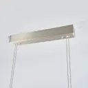 Lian LED hanging light with wood veneer
