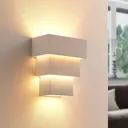 Antonella - effective LED wall lamp, plaster