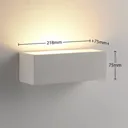 Simple LED plaster wall lamp Santino