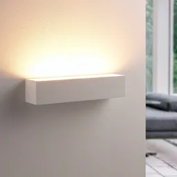 Santino - wall light made from white plaster