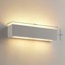 Plaster wall light Tjada with G9 LED bulbs