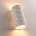 Peekaboo wall lamp Tereza from plaster, G9 LED