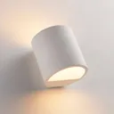 Plaster wall light Krista with G9 LED bulb