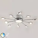 Meru LED ceiling light, variable luminous colour