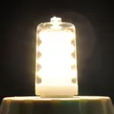LED bi-pin bulb G9 2.4 W, warm white, 330 lumens