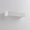 Arya LED wall light made of white plaster
