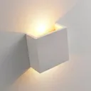 Anneke - angular LED wall light made of plaster