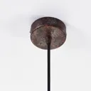 Simple pendant lamp Jake, antique rust