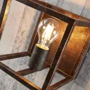Rust-coloured wall lamp Emin made of metal