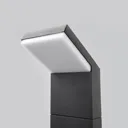 Yolena LED bollard light in graphite grey, 100 cm