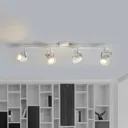 White LED ceiling light Leonor, GU10