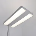 Logan LED office floor lamp with dimmer