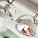 Lieven modern LED ceiling lamp in white