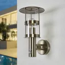 Noemi sensor outdoor wall lamp, stainless steel