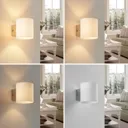 Gerrit white glass LED wall lamp