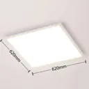 Arcchio Lysander LED panel, CCT, 62 cm, white