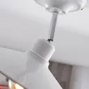 Phinea white metal ceiling light, vintage look