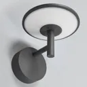 Anthracite-coloured LED outdoor wall light Fenia