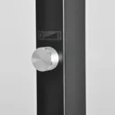 LED office floor lamp Logan in black, dimmable