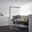 LED office floor lamp Jolinda, sensor and dimmer